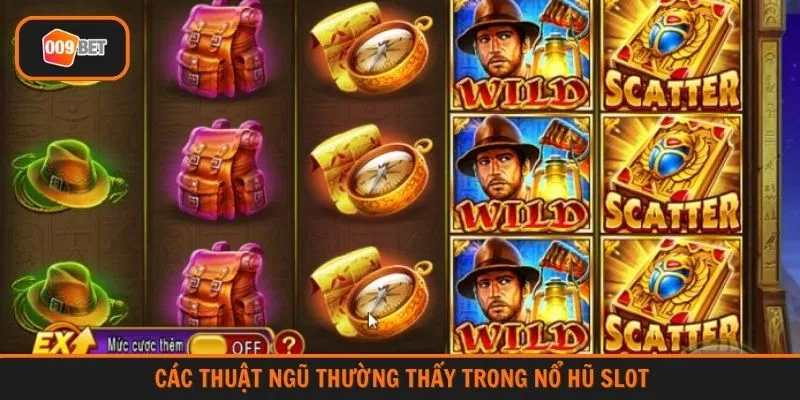 Các thuật ngũ thường thấy trong nổ hũ slot game